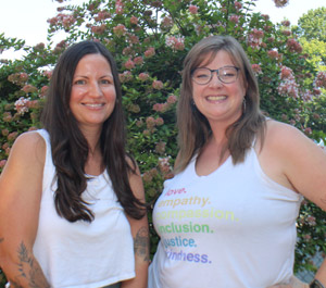 Amanda Waldrop and Valerie Hamlett