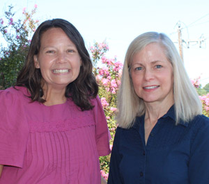 Amy Wilson and Peggy Britt